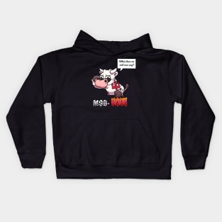 What Does An Evil Cow Say? Kids Hoodie